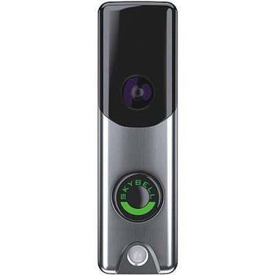 Alarm.com ADC-VDB105X Skybell Slim Line II Wi-Fi Doorbell Camera, Satin Nickel