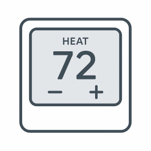 ADC-T2000 Smart Thermostat (3-Stage Heat, 2-Stage Cooling, AA Battery)
